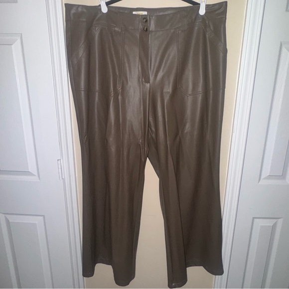 Maeve Taupe Flare Pants - Picture 8 of 8